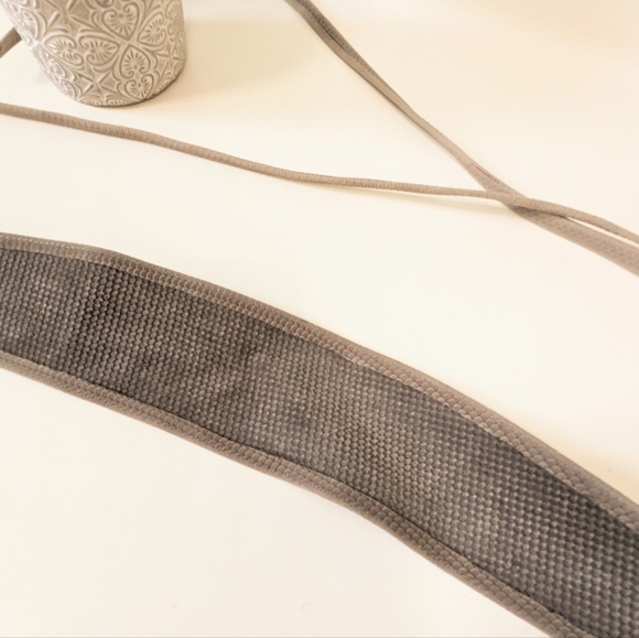Wide Tie-Front Waist Belt in Taupe main image 7